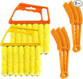4 PCS Blind Cleaner Duster Tool, 7 Finger Handheld Window Shutters Duster by Unknown