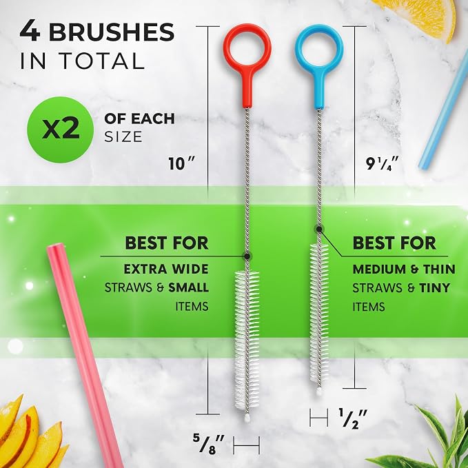 Buenalife Heavy Duty Cleaning Brushes Set of 4 - Image 2