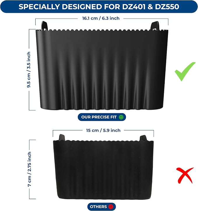 Premium Silicone Liners for Ninja 10 Quart DZ302, DZ550 & DZ401 | BPA Free - Image 5