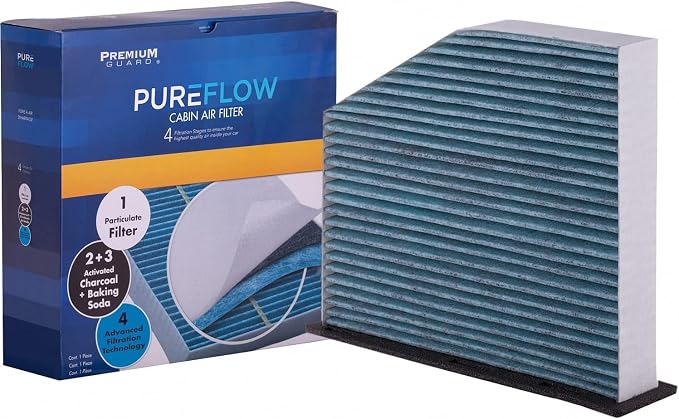PUREFLOW PC5586X Cabin Air Filter | Fits 2006-2018 Volkswagen Jetta 2.0L; by PremiumGuard