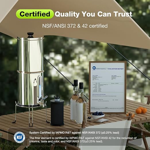 Purewell 1.0 Gallon Portable Gravity Water Filter System, 4-Stage 0.01μm - Image 2