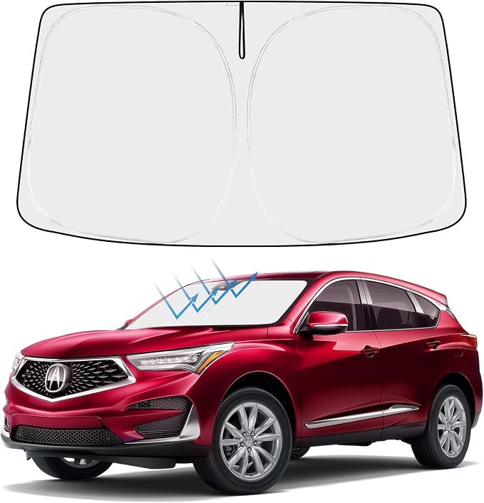 Proadsy Windshield Sun Shade Custom Fit Acura RDX 2019-2024 2025 2026 4-Layer by Proadsy