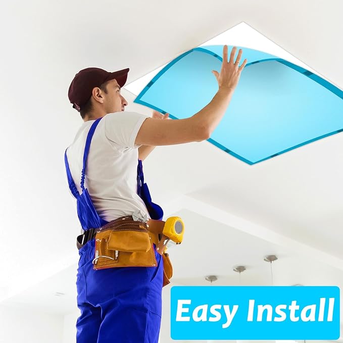 Wiooffen 4 Pcs Fluorescent Light Covers - Image 5