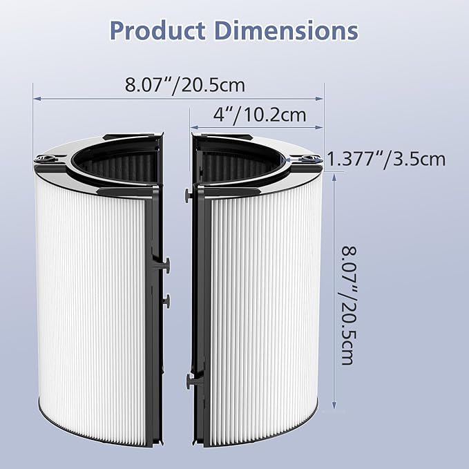 360° Combi Glass H13 Hepa + Activated Carbon Filter Compatible - Image 9
