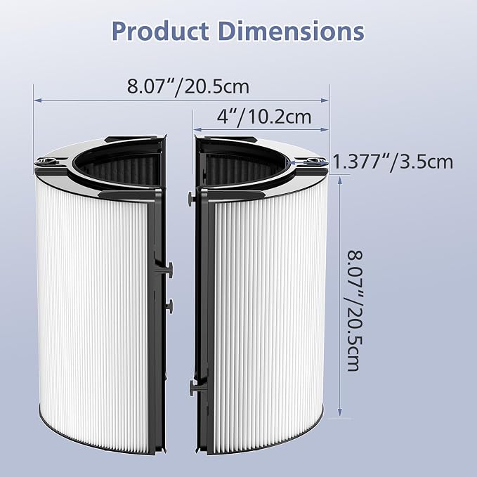 360° Combi Glass H13 Hepa + Activated Carbon Filter Compatible - Image 9