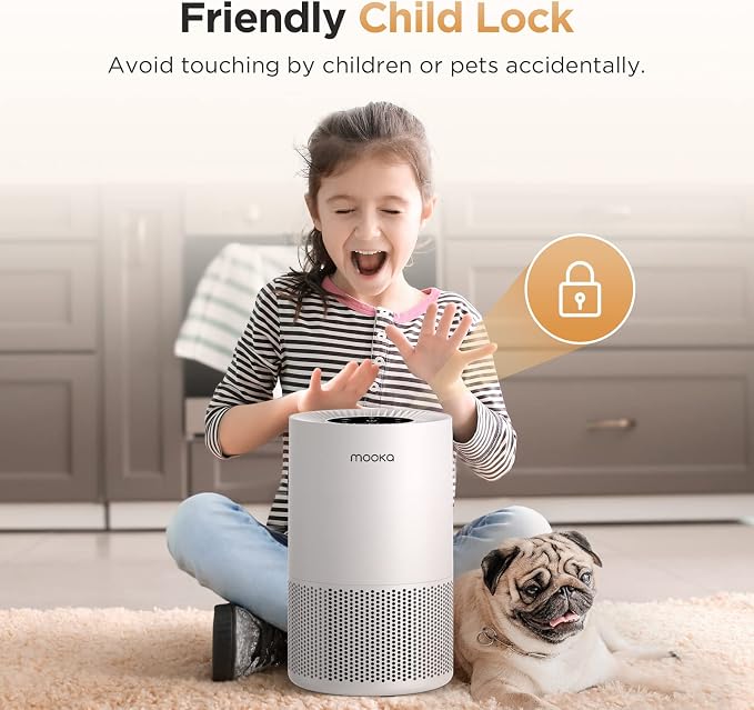 Air Purifiers for Home Large Rooms up to 1200ft², MOOKA H13 True HEPA Air - Image 9