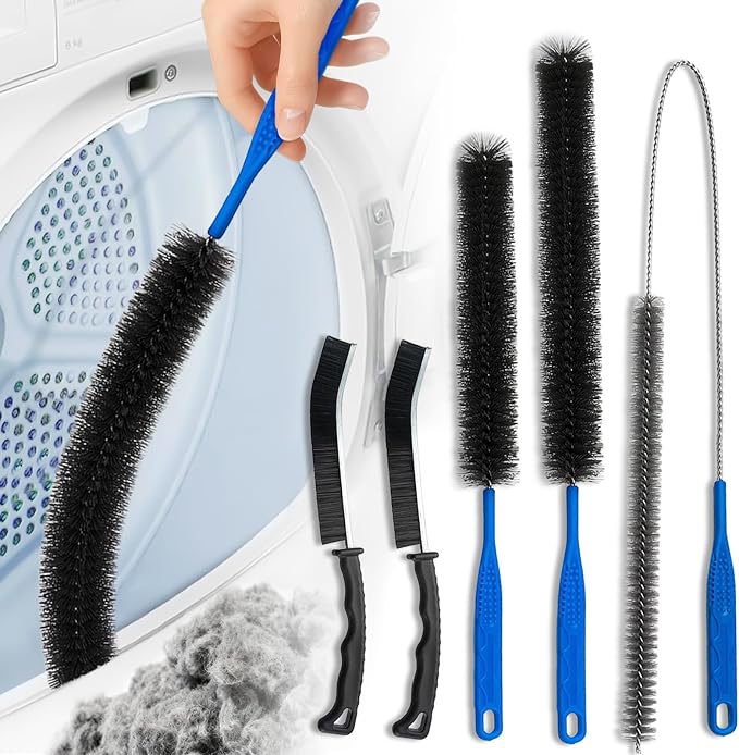 5 Pack Dryer Vent Cleaner Kit, Extra Long Flexible Brushes by Unknown