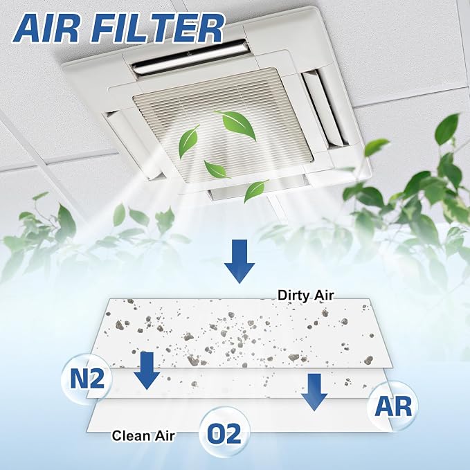 PATIKIL Air Vent Filter 39" x 39", Cut to Size Floor Vent Filter Media Washable - Image 4