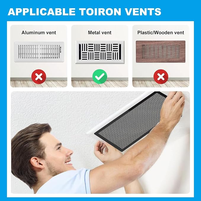 4-Pack 5"x13" Powerful Magnetic Vent Covers - Image 6
