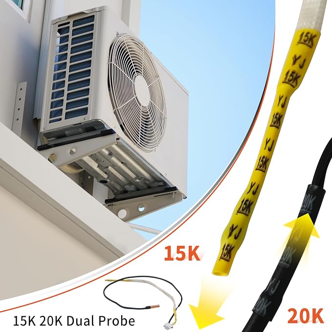 Air Conditioner Temperature Sensor Thermistor Probe Freeze Control Sensor - Image 5