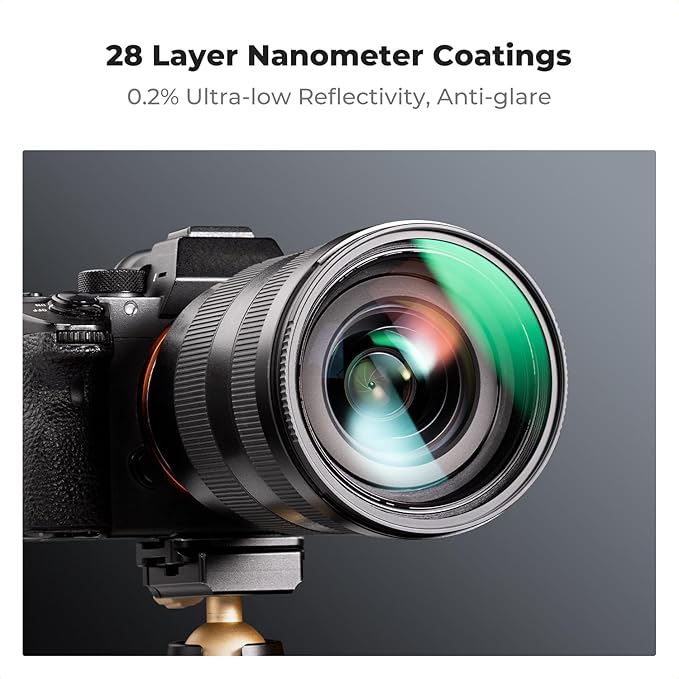 K&F CONCEPT 58mm Circular Polarizers Filter & MC UV Protection Filter Kit - Image 5