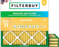 Filterbuy 17x17x1 Air Filter MERV 11 Superior Pet & Allergy Defense, by Filterbuy