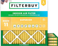 Filterbuy 22x22x1 Air Filter MERV 11 Superior Pet & Allergy Defense, by Filterbuy