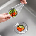 200 Pack Kitchen Sink Strainer Mesh Bag, Anti-Clogging Disposable Sink Drain by MUSLISH