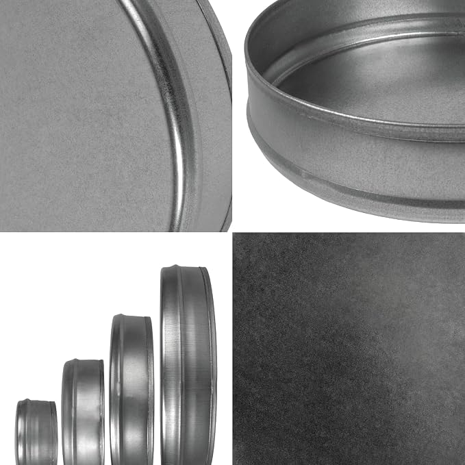 8 Inch Galvanized Steel Dryer Vent Cover Outside – Rust-Free Metal Duct End Cap - Image 7