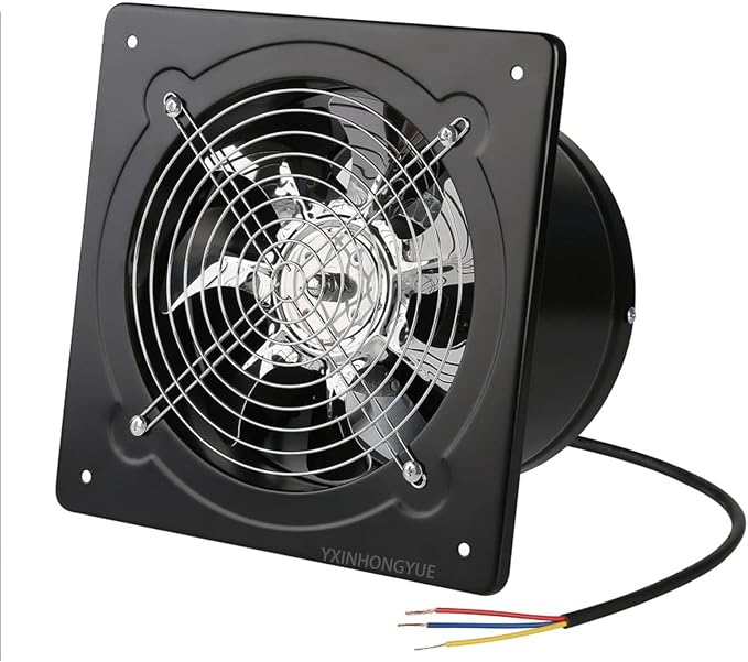 6 Inch Explosion-Proof Kitchen Exhaust Smoke Fan Low Noise 7-Blade Wall Mounted by YXINHONGYUE