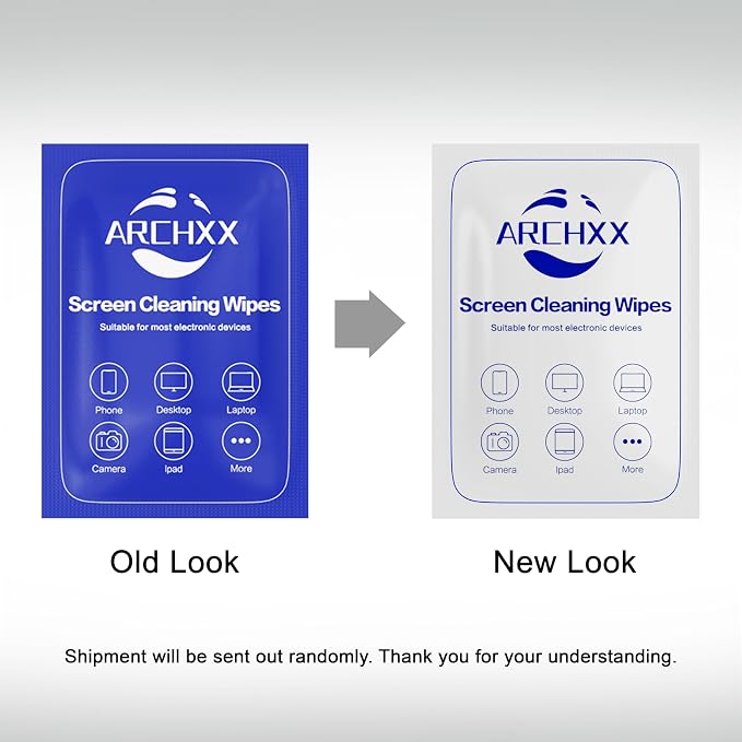 ARCHXX Screen Wipes for Electronics, Car Screen Cleaner, Lens Wipes - Image 2