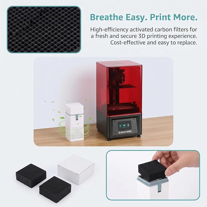 10-Pack Filter Compatible with ANYCUBIC & ELEGOO 3D Printer Air Purifier | - Image 5