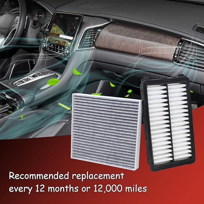 28113-L1000 Engine Air Filter and 97133-L0000 Cabin Air Filter kit Compatible - Image 7