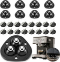 Self Adhesive Caster Wheels 8 Pack, 16 Pads, Quiet 360° Appliance Sliders | Low by Unknown