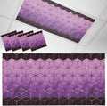2x4 ft Fluorescent Light Cover for Ceiling Modern Gradient Purple Geometric by Unknown