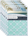 Cabana Filters 6-Pack 16x24x1 MERV 13 AC Furnace Air Filter by CabanaAirFilters