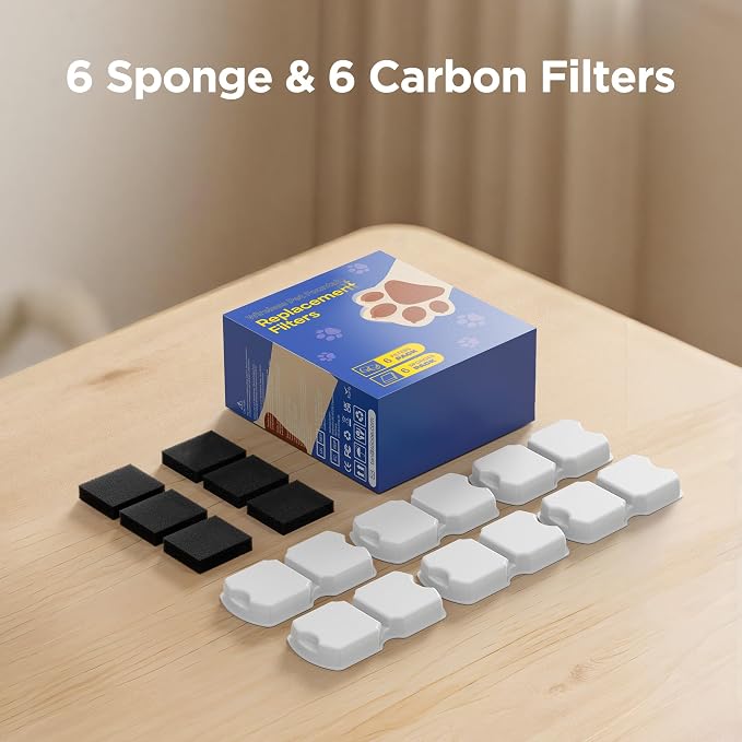 Cat Water Fountain Filters: 12 Cat Fountain Filter Replacement - Image 8