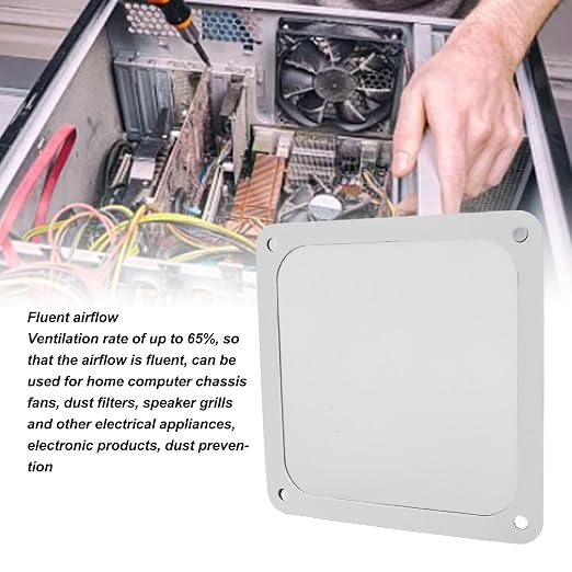 140mm x 140mm Computer Case Fan Dust Filter, PC Cooler Fan Dust Filter Cover - Image 3