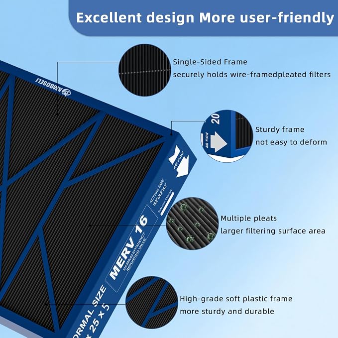 20x25x5 Merv 16 Air Filter Compatible - Image 4