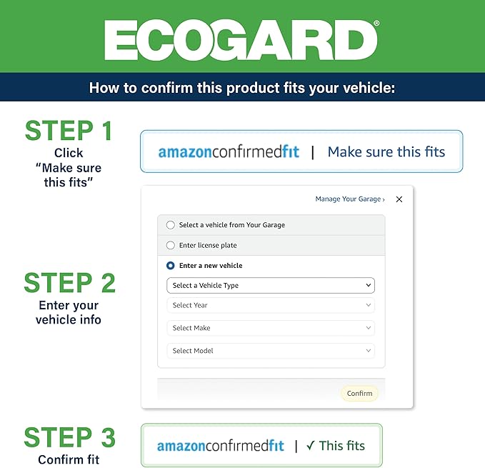 ECOGARD XC36080H Premium Cabin Air Filter | Fits 2017-2026 Honda CR-V 1.5L; - Image 3