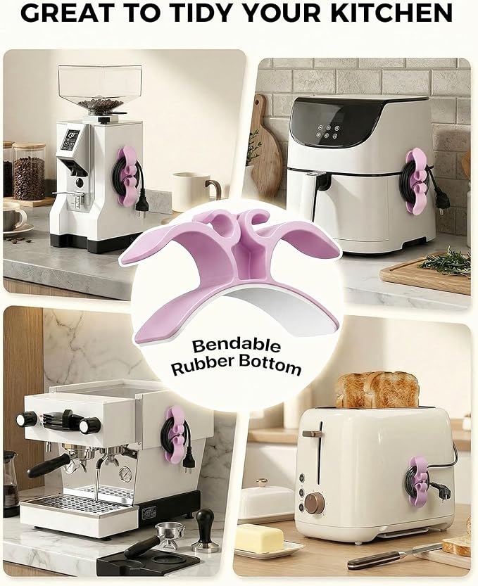 6PCS Cord Organizer for Appliances, Upgraded Kitchen Appliance Cord Organizer - Image 5