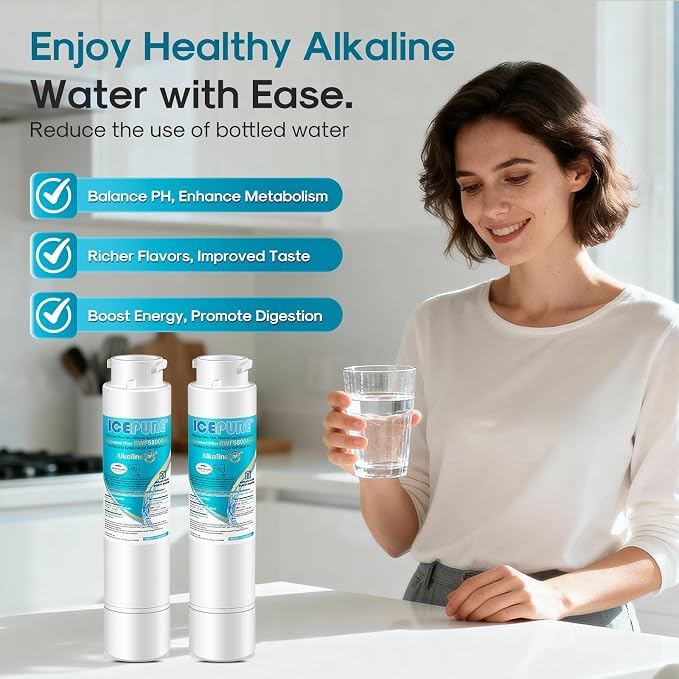 ICEPURE Alkaline RWF5800A-AL Refrigerator Water Filter Replacement - Image 9