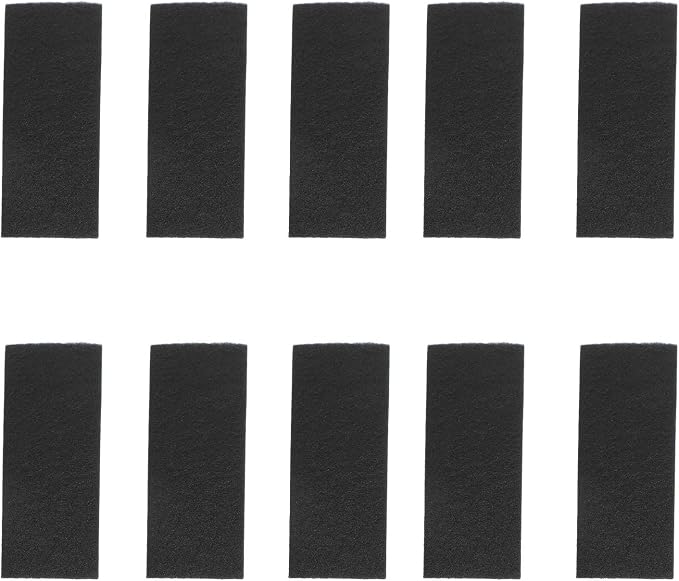 10Pcs Ceiling Fan Blade Filters, Self Adhesive Rectangular Coconut Carbon Air by Unknown