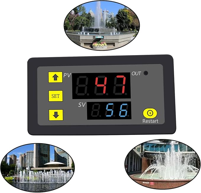2Pcs Timer Delay Relay DC 12V 20A Programmable LED Digital Cycle Delay Relay - Image 7