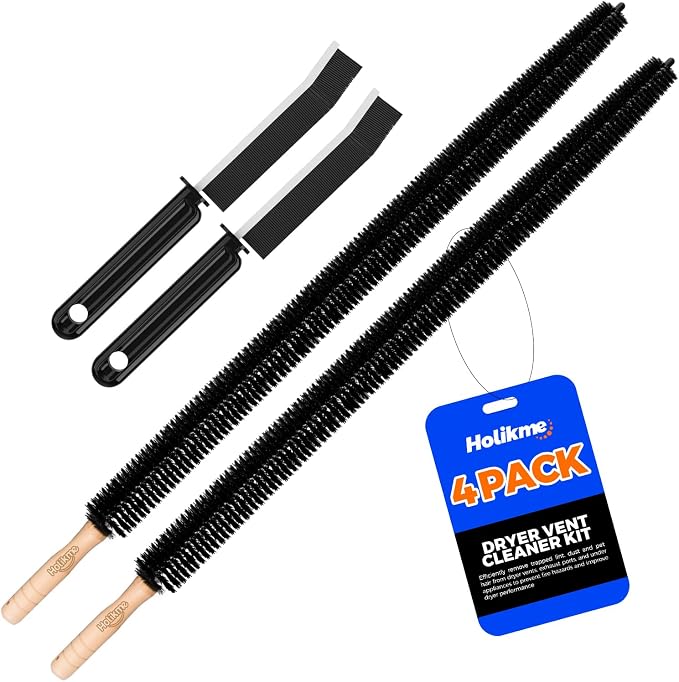 Holikme Dryer Vent Cleaner Kit 4 Pack by Holikme