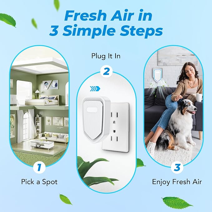 Plug In Air Purifiers Quiet Air Freshener - Image 6
