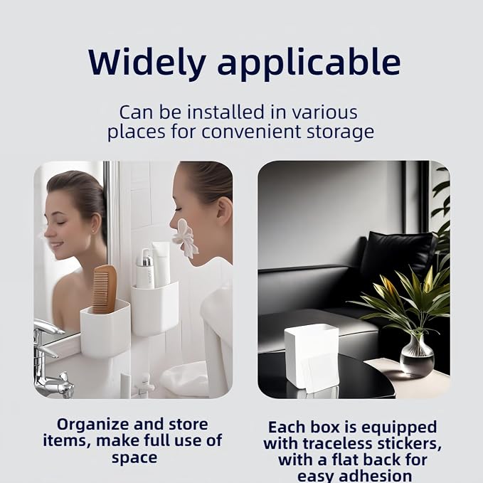 2-Pack Stick-On Wall Mount Remote Holder - Image 6