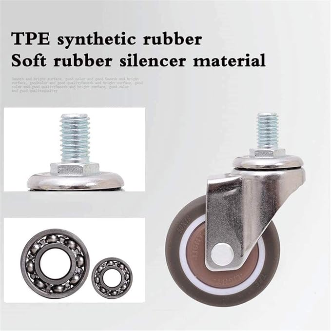 Trolley for Furniture Casters for Moving Furniture Casters 8mm Plunger Air - Image 6
