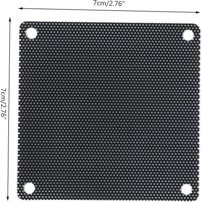 Frame Dust Filter for Computer Fan PC Fan Dust Filter Mesh PVC Computer Fan - Image 6