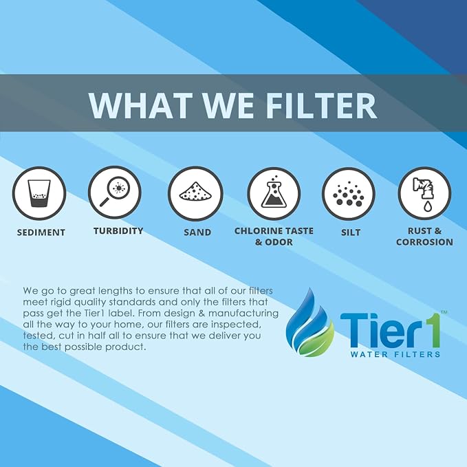 Tier1 5 Micron 10 Inch x 2.5 Inch | 4-Pack Whole House Carbon Block Water - Image 5