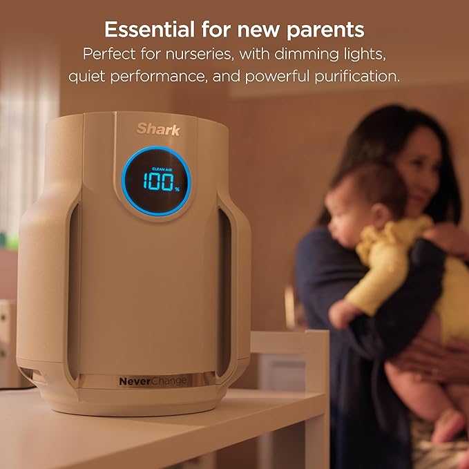 Shark Air Purifier for Home, NeverChange Compact Pro, for Bedroom, Home Office - Image 3