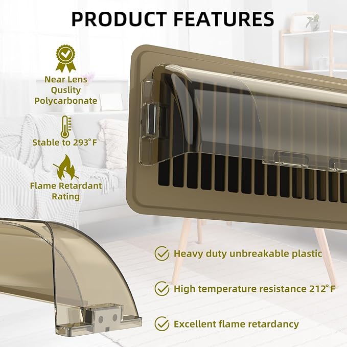 Air Vent Deflectors for Home Floor, Heat Deflectors for Floor Registers - Image 5