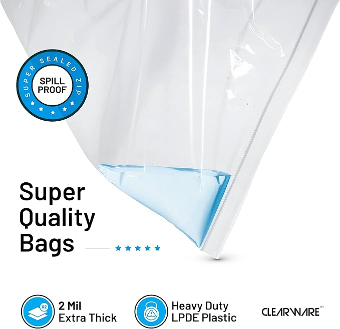 Clearware 50 Large Storage Bags - Image 4
