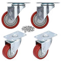 3 inch Heavy Duty Casters Capacity 1000lbs Bearing Caster Wheels Without Brake by YOOGAACASTERWHEELS