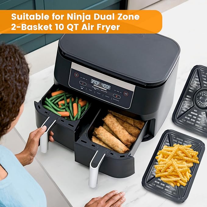 GWYXC Air Fryer Grill Pan for Ninja Foodi DZ401 DZ550 DualZone Air Fryers - Image 6