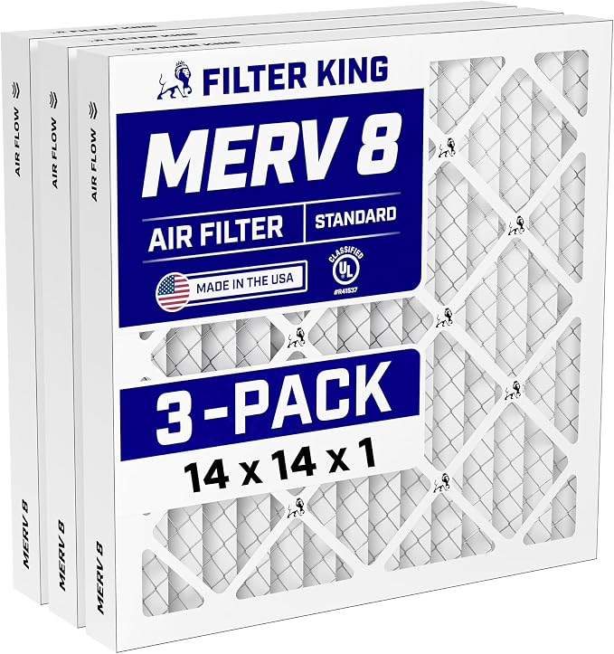 Filter King 14x14x1 Air Filter Dust & Allergy Control AC Furnace Filters by FilterKing