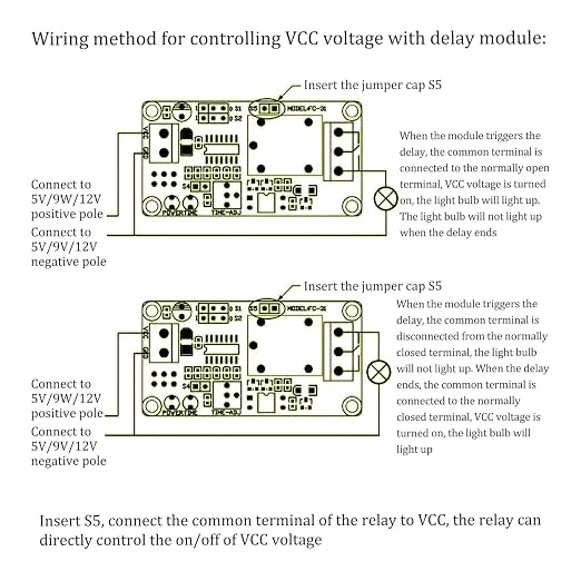 2 Pcs DC 12V Time Delay Relay Module Trigger Circuit Timer Timing Board Switch - Image 8