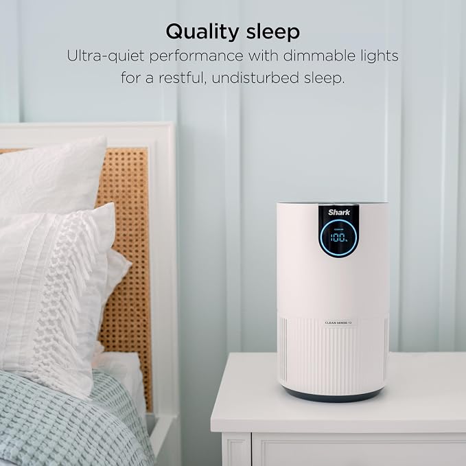 Shark Air Purifier for Home, Clean Sense, for Bedroom, Home Office, - Image 4