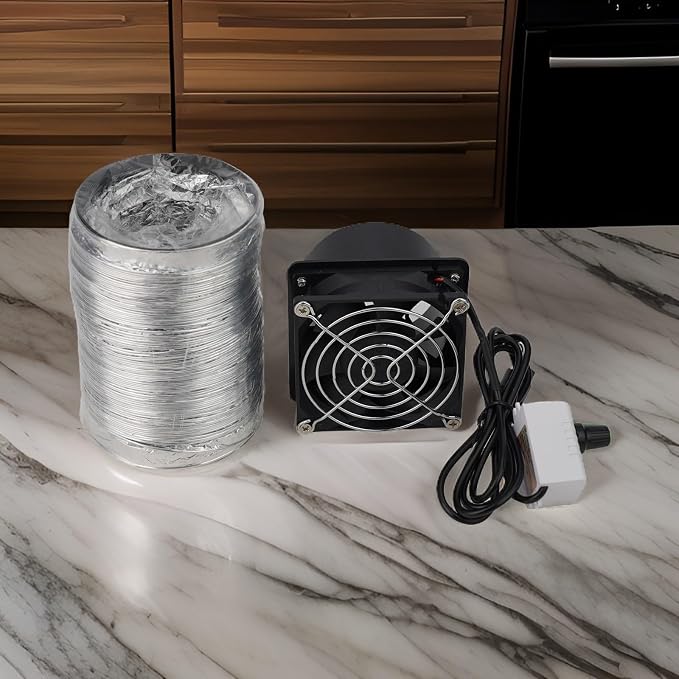 Smoke Absorber Fume Extractor Fan USB Adjustable Solder Pipe Duct Exhuast Fan - Image 6