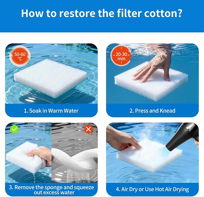 2" Thick Koi Pond Filter Pad, Pond Filter Media, Pond Filter Material - Image 5